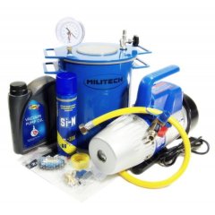 Вакуумная камера для дегазации Militech H300xD263 c насосом ZSN 3S