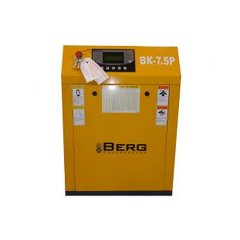 Промышленный винтовой компрессор BERG ВК-7,5Р/10 бар с ременным приводом